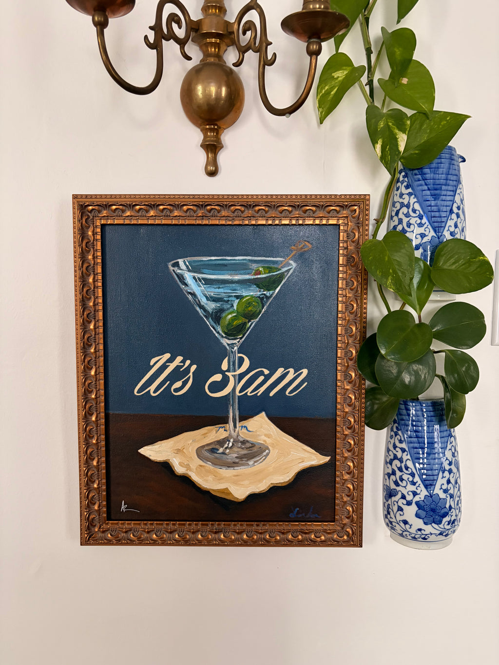 It's 3am – Martini Oil Print (Limited Edition) - COMING SOON!