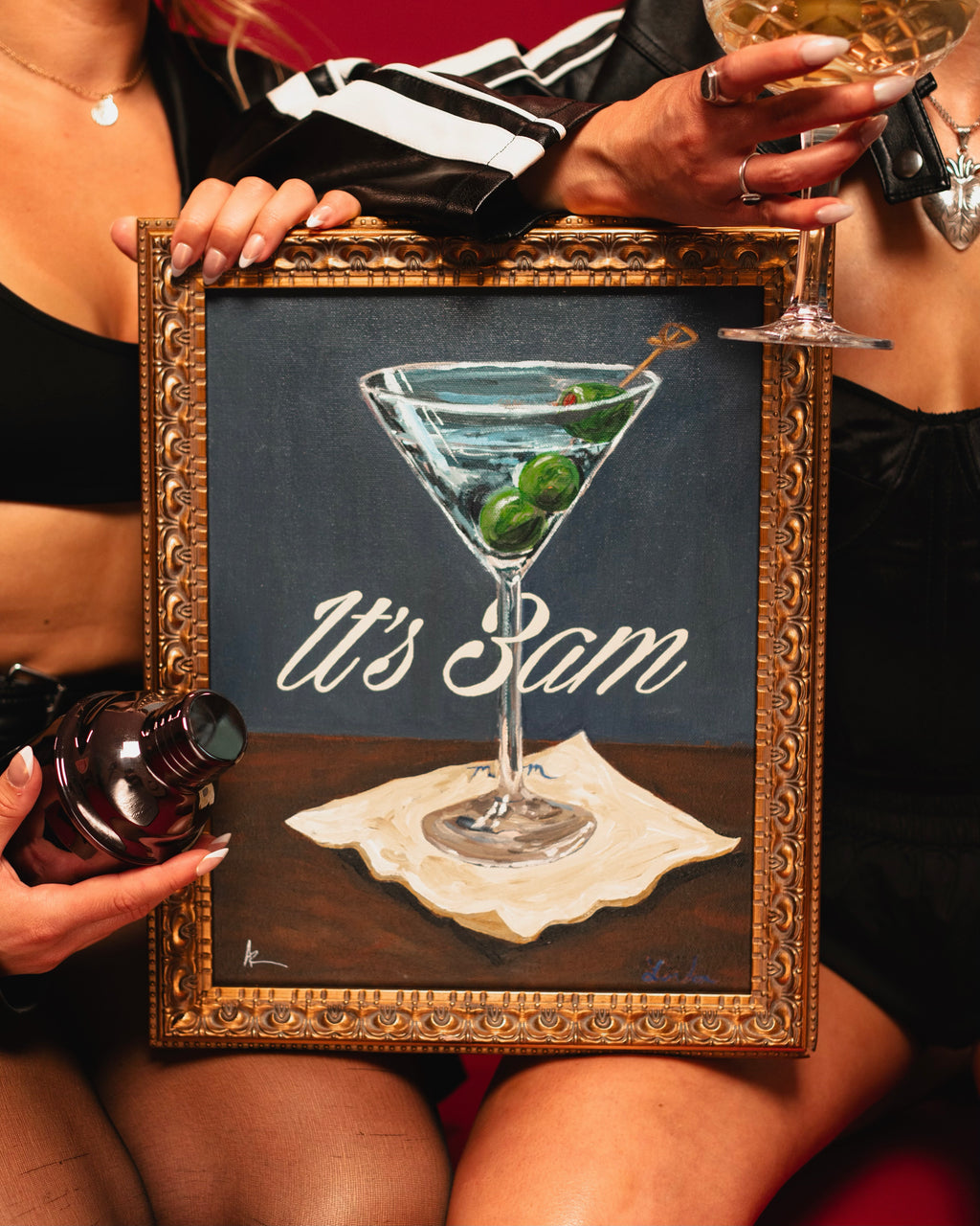 It's 3am – Martini Oil Print (Limited Edition)